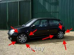 05 Renault Clio Sport RS 182 Cup 16 Anthracite Alloys Wheels TYRES GENUINE