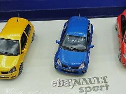 1/43 Coffret Renault Sport Megane RS Clio RS Clio V6 2004 UH Universal Hobbies
