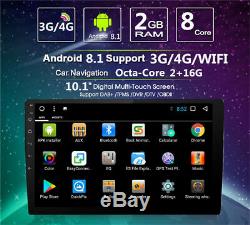 1 Din 10.1 Android 8.1 Stereo Radio 2+16 GB WIFI GPS Octa Core Mirror Link OBD