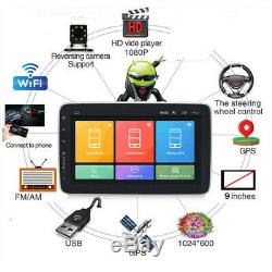 1 Din Android 8.1 9 1080P Quad-core Car BT Stereo Radio MP5 Player GPS Sat Navs
