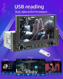 1 Din Car Radio Wire Apple Carplay Android Auto 6.2In Touch Screen Mirror Link