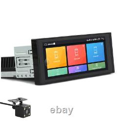 1 Din Touch Screen Car Stereo MP5 Player Radio GPS Navigation WIFI ADAS DVR +Cam