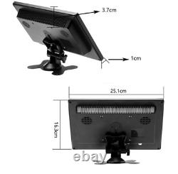 10.1 HD TV LCD Monitor Computer Screen AV/VGA/HDMI/BNC Video Display WithSpeaker