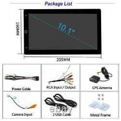 10.1in 1 Din Android 9.0 4+64GB GPS SAT NAV Car Stereo Radio BT Wifi MP5 Player