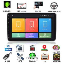 10.1in 1Din 1G+16G GPS Navigation WiFi FM Radio Car Stereo MP5 Player Rotatable