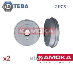 104014 Brake Drum Pair Set Rear Kamoka 2pcs New Oe Replacement