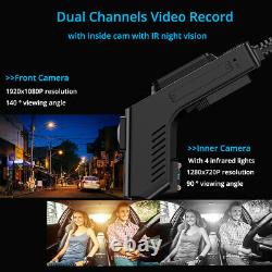 1080P Dual Camera Car Dash Cam Recorder Night Vision G-Sensor DVR Wifi GPS 4G