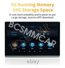 1080P Vehicle Headrest Monitor BT FM Mirror Link Video Player For Car Rear Seat