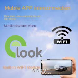 11.26in 3 Lens Dash Cam Car Mirror DVR Video Recorder Front Inside Rear Cameras