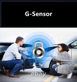 11.26in 3 Lens Dash Cam Car Mirror DVR Video Recorder Front Inside Rear Cameras