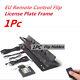 12V EU Standard Remote Control Flip Retractable Car SUV License Plate Frame 1Pcs