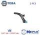 16-16 050 0022 Lh Rh Track Control Arm Pair Front Lower Meyle 2pcs New
