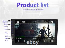 1Din 9in Touch Screen Car FM Stereo Radio MP5 Player +12LED Dynamic Track Camera