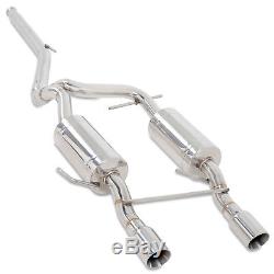 2.5 Stainless Cat Back Exhaust System For Renault Clio Mk2 182 2.0 16v Sport