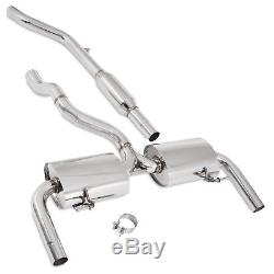 2.5 Stainless Cat Back Race Exhaust System For Renault Clio Mk3 200 Sport 09-13
