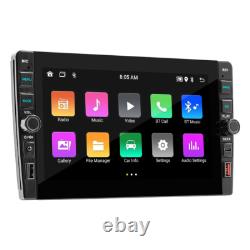 2 Din Car Stereo Radio Bluetooth FM GPS Navigation Multimedia Player WithRear Cam