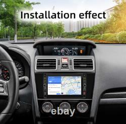 2 Din Car Stereo Radio Bluetooth FM GPS Navigation Multimedia Player WithRear Cam