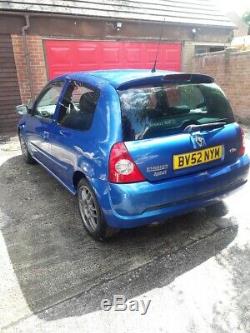 2002 Renault Sport Clio 172 Cup low miles with spares
