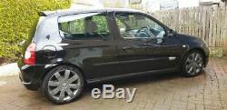 2004 renault sport clio 2.0 16v 182 cup black gold