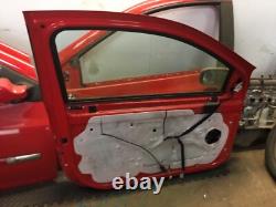 2007 Renault Clio 197 Sport N/s Front Door In Red