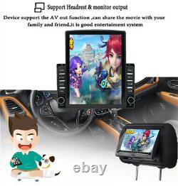 2Din 9.7in Android 9.1 Car Stereo Radio WIFI FM MP5 Player GPS Navigation+Camera