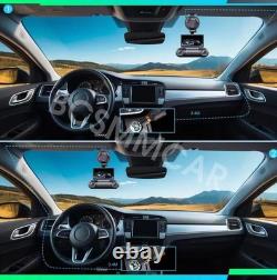 2K HD Car DVR 4 Cameras 3 LCD Screen WIFI Dash Cam Night Vision For Taxi Driver
