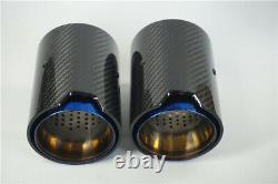 2PCS Carbon Fiber Exhaust tip For BMW 1234 M Performance exhaust pipe upgrade