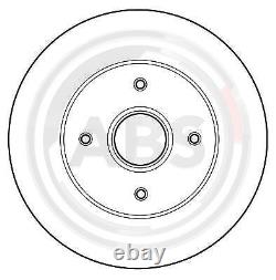 2X BRAKE DISC FOR RENAULT 19/Chamade/II/Mk/Cabriolet MEGANE F8Q706/742/740 1.9L