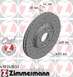 2X BRAKE DISC FOR RENAULT LAGUNA/III/Grandtour/Sport/Tourer/Sportour