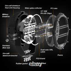 2X Fit Scania Volvo DAF MAN Truck 24v 9 Round Full Led Spot Fog Drl SpotLight 2X Fit Scania Volvo DAF MAN Truck 24v 9 Round Full Led Spot Fog Drl SpotLight