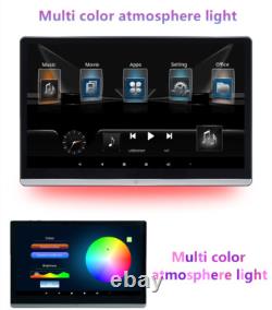 2x 14'' Headrest TV Monitor 2+32GB Bluetooth WIFI 4K Rotatable Screen Octa-core