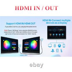 2x 14'' Headrest TV Monitor 2+32GB Bluetooth WIFI 4K Rotatable Screen Octa-core