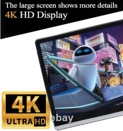 2x 14'' Headrest TV Monitor 2+32GB Bluetooth WIFI 4K Rotatable Screen Octa-core