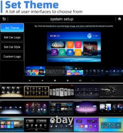 2x 14'' Headrest TV Monitor 2+32GB Bluetooth WIFI 4K Rotatable Screen Octa-core