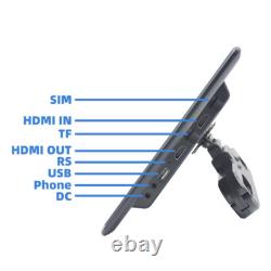 2x 14'' Headrest TV Monitor 2+32GB Bluetooth WIFI 4K Rotatable Screen Octa-core