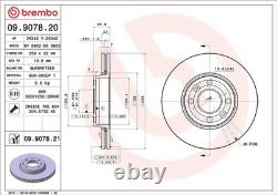 2x BRAKE DISC 09.9078.21 FOR RENAULT CLIO/IV/Sport/Tourer/SPORT/TOURER/MIO 0.9L