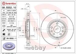 2x BRAKE DISC 09. B352.11 FOR RENAULT CLIO/MIO/IV SCENIC/GRAND/III TALISMAN 1.6L