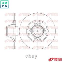 2x BRAKE DISC 6075.00 FOR RENAULT CLIO/MIO/II/Mk LUTECIA 19/? /Chamade/Van 1.8L