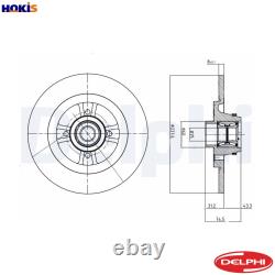 2x BRAKE DISC BG9025RS FOR RENAULT CLIO/II/Mk/MIO LUTECIA 19/Chamade/Cabriolet