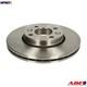 2x BRAKE DISC C3R045ABE FOR RENAULT CLIO/V/IV/Hatchback/Van/MIO/Sport/Tourer