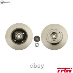 2x BRAKE DISC DF4274BS FOR RENAULT CLIO/III/EURO/CAMPUS LUTECIA K9K774 1.5L