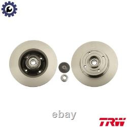 2x BRAKE DISC DF4274BS FOR RENAULT CLIO/III/EURO/CAMPUS/Sportour/Grandtour/Van