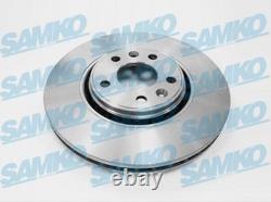 2x BRAKE DISC R1057V FOR RENAULT CLIO/MIO/IV SCENIC/GRAND/III TALISMAN/Sport
