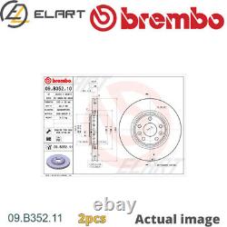 2x Brake Disc For Renault Grand Sc Nic IV R9 K9k 500 H5h 450 H5h 470 H5f 408