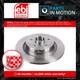 2x Brake Discs Pair Solid fits RENAULT CLIO Mk3 2.0 Rear 07 to 14 300mm Set Febi