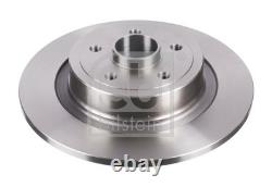 2x Brake Discs Pair Solid fits RENAULT CLIO Mk3 2.0 Rear 07 to 14 300mm Set Febi