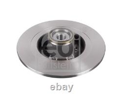 2x Brake Discs Pair Solid fits RENAULT CLIO Mk3 2.0 Rear 07 to 14 300mm Set Febi