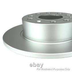 2x Brake Discs Solid For Renault Clio MK2 2.0 16V Sport Comline Rear 7700780077