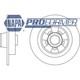 2x Brake Discs Solid For Renault Clio MK3 2.0 16V Sport NAPA Proformer Rear
