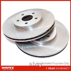 2x Brake Discs Vented For Renault Clio MK3 2.0 16V Sport Mintex Front 7701208130